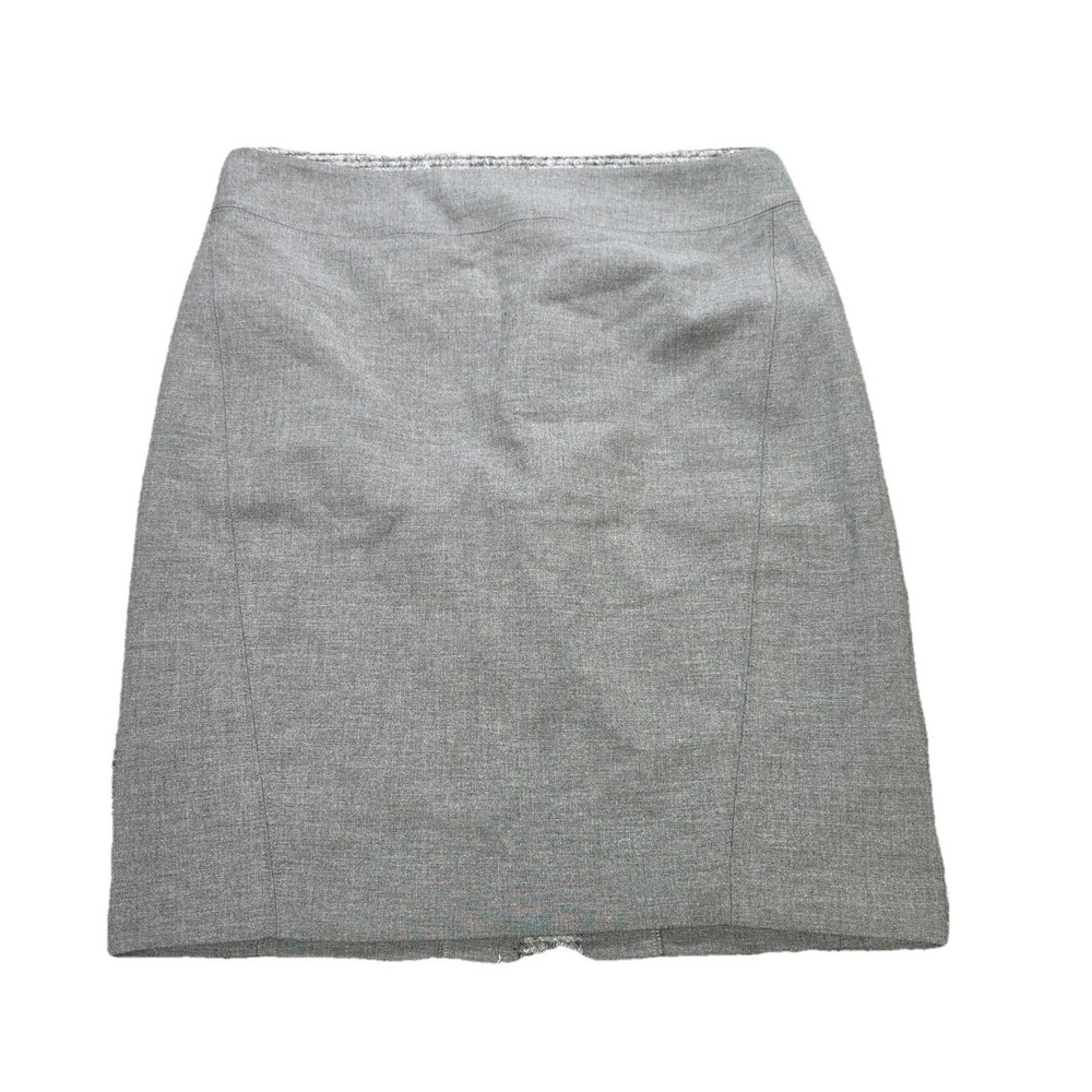 Ann Taylor LOFT Pencil Skirt Women's Size 14 Gray Lined Professional Business